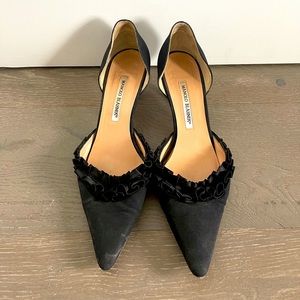 Manolo Blahnik kitten heels